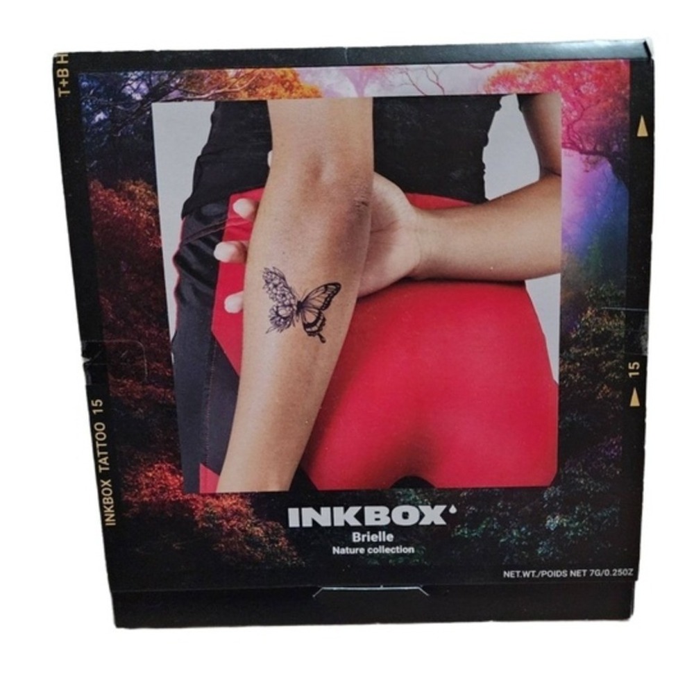 Inkbox Temporary Tattoo Lot of 2 Amore Floral Nature Collection Semi Permanent
